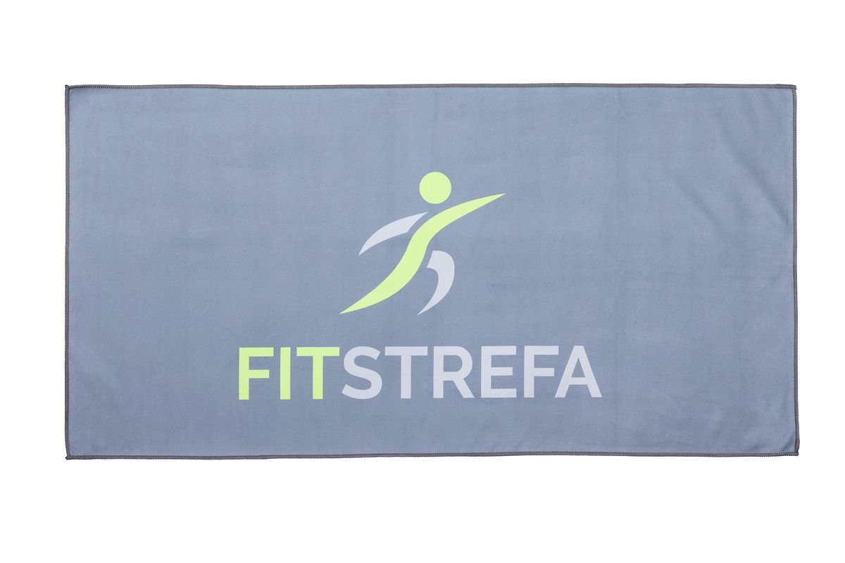 FitStrefa: ręcznik z mikrofibry z logo klubu