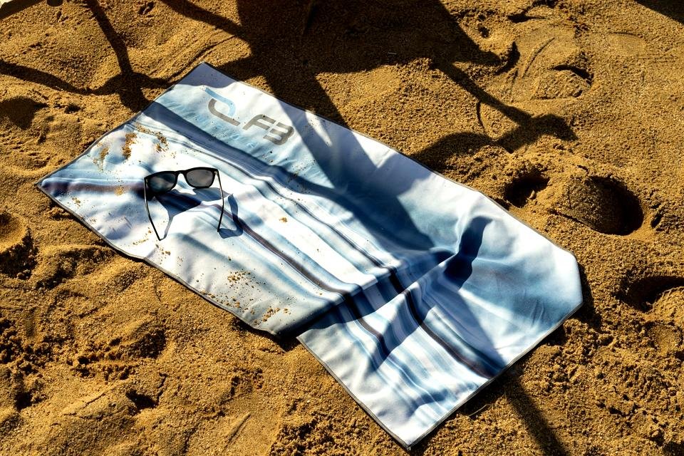 Ręcznik sportowo-plażowy, sublimacja