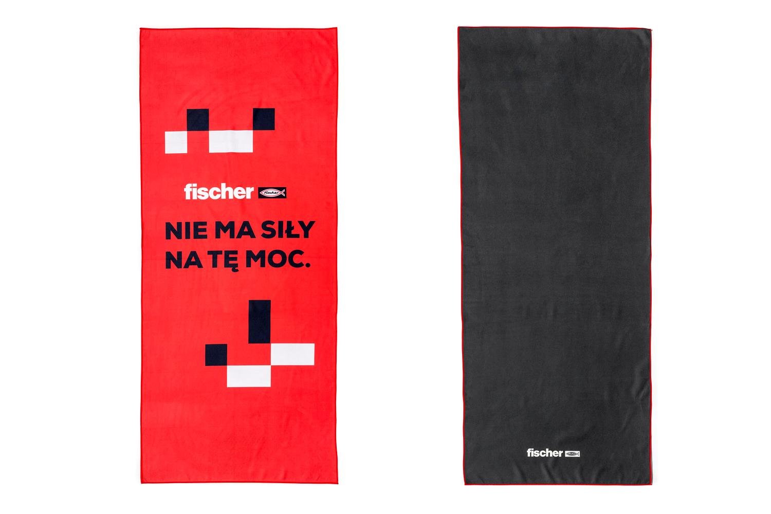 Fischer: ręczniki reklamowe z nadrukiem