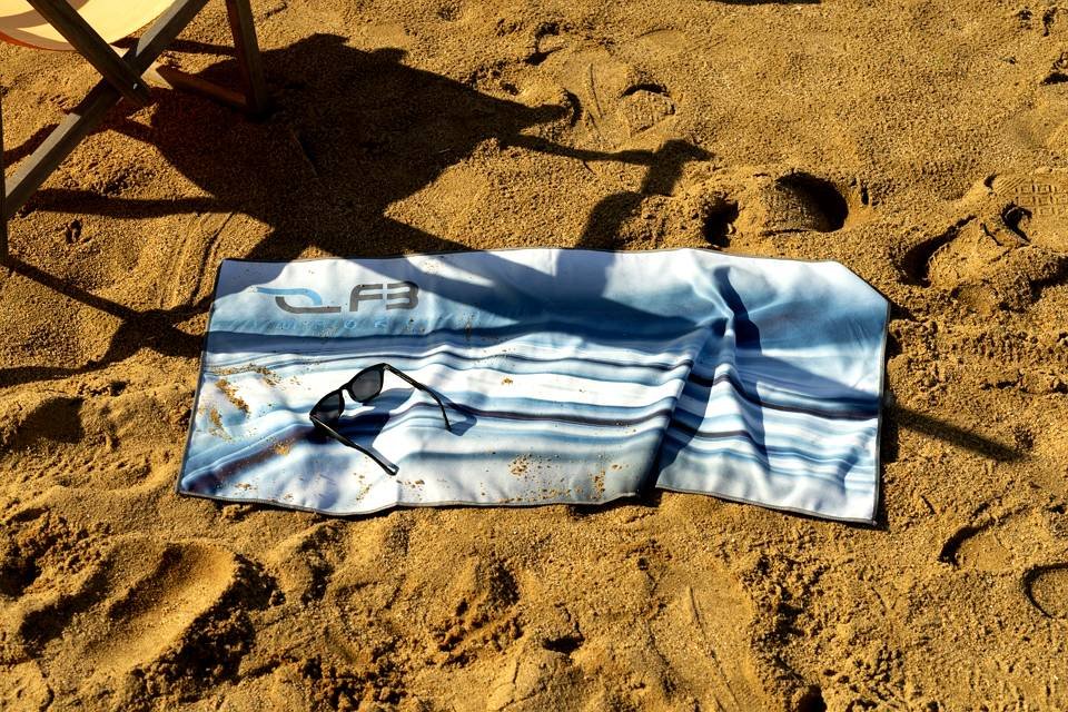 Ręcznik plażowy z mikrofibry FB Import, full print