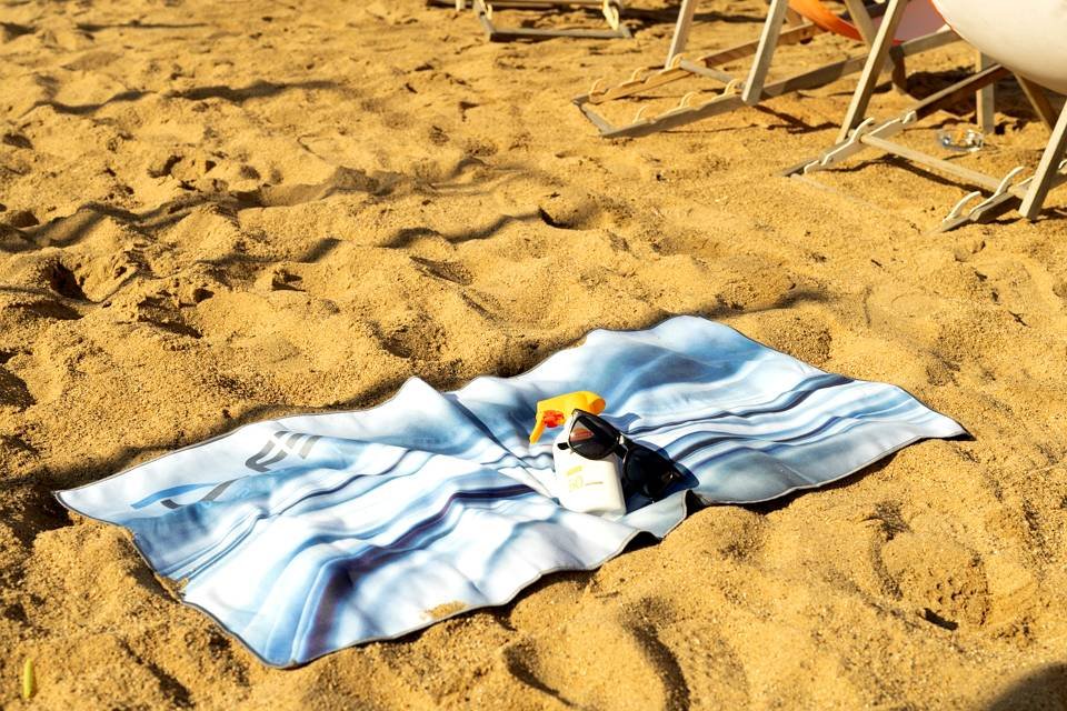 Ręcznik plażowy z mikrofibry FB Import, full print