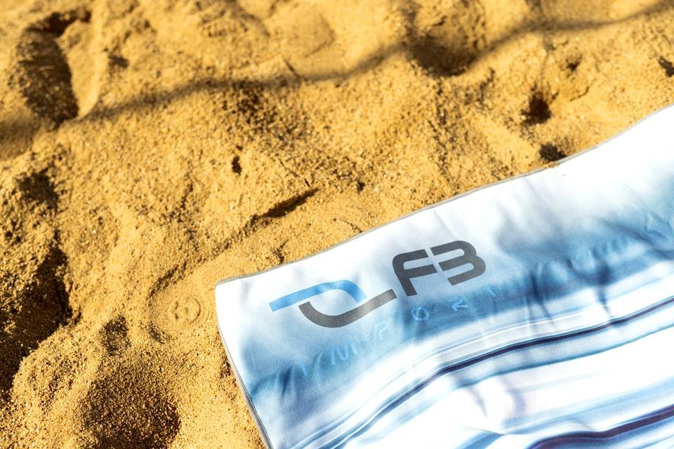 Ręcznik plażowy z mikrofibry FB Import, full print