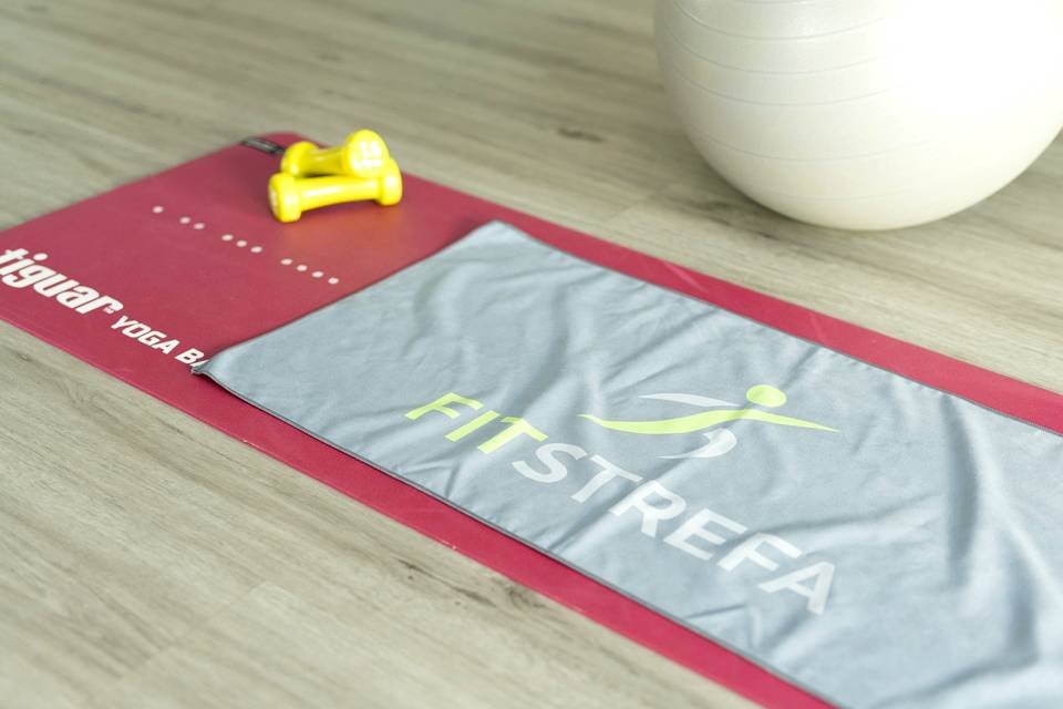 FitStrefa: ręcznik z mikrofibry w klubie fitness